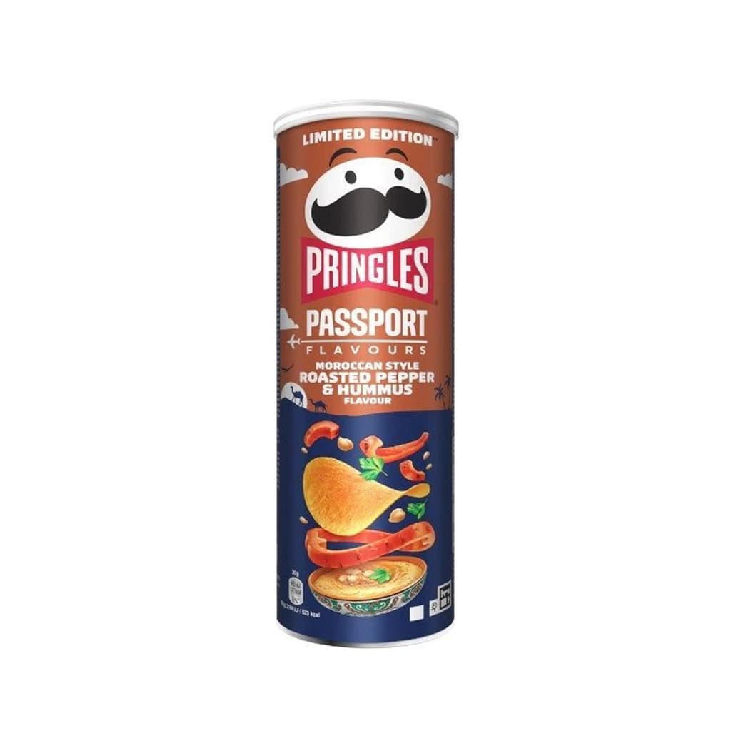 Картофельные чипсы Pringles MOROCCAN STYLE Перец и Хумус Европа 165 гр