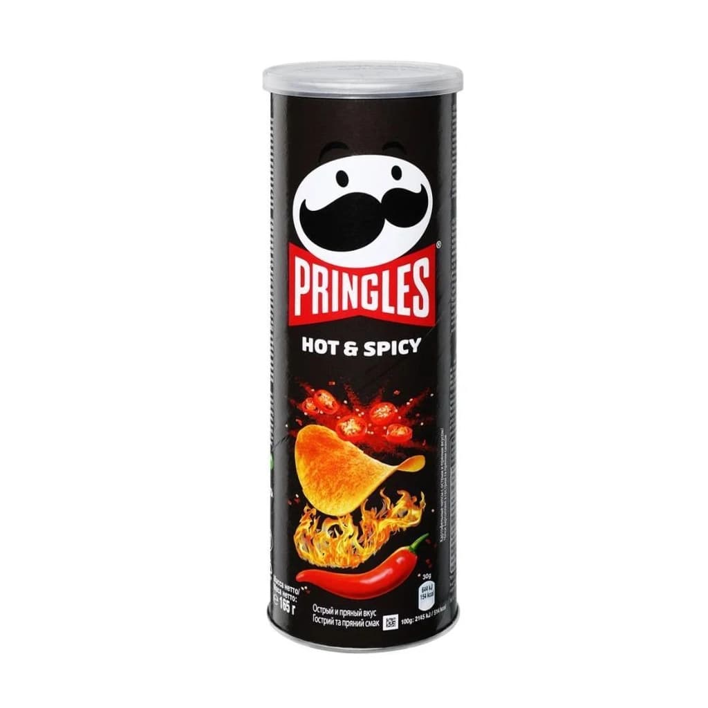 Картофельные чипсы Pringles Hot & Spicy 165 гр
