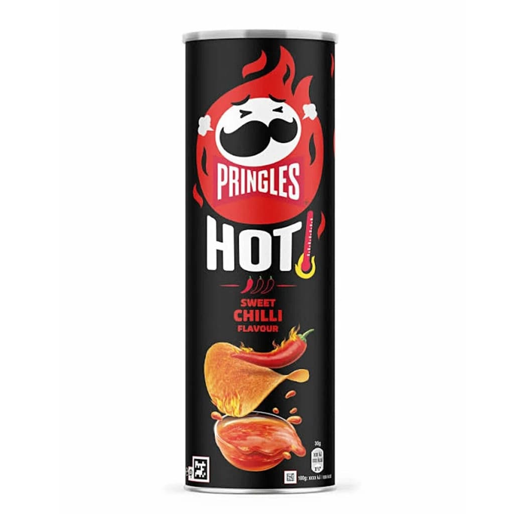 Картофельные чипсы Pringles HOT SWEET CHILLI Flavour 165 гр