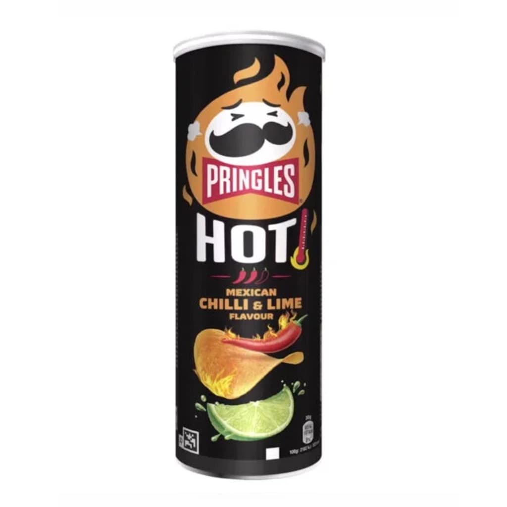 Картофельные чипсы Pringles HOT Mxican CHILLI & LIME Flavour 160 гр