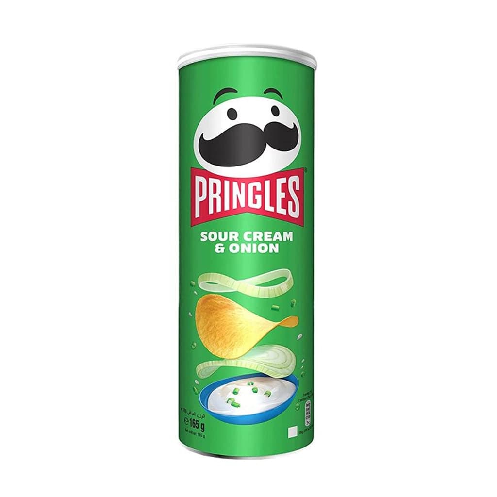 Картофельные чипсы Pringles Cheese Onion со вкусом сыра и лука 165 гр