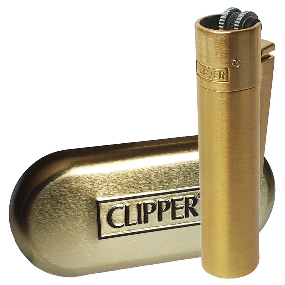 МЕТАЛЛИЧЕСКАЯ ЗАЖИГАЛКА CLIPPER Кремниевая, METAL PSYCHEDELLIC GOLD(8*12)