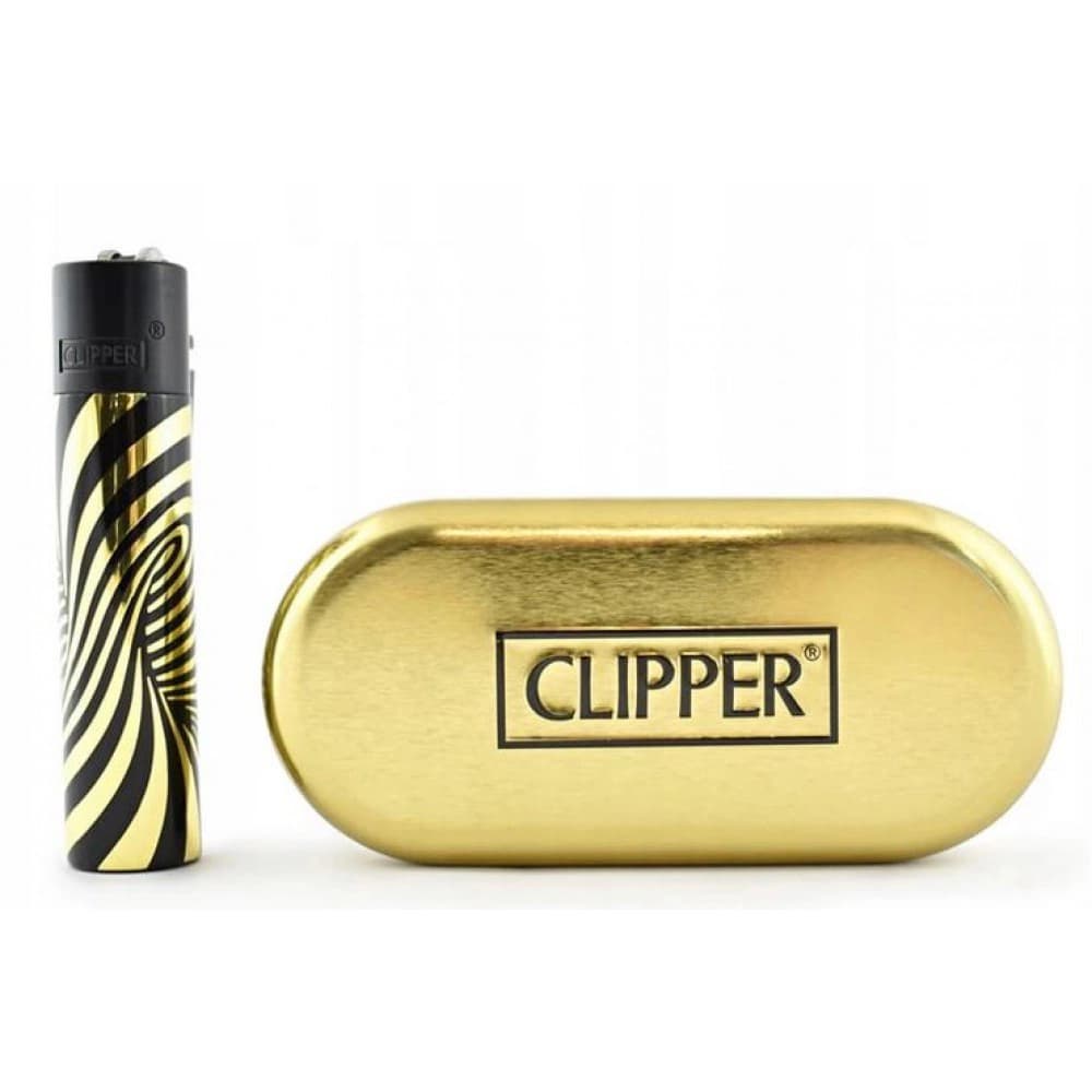 МЕТАЛЛИЧЕСКАЯ ЗАЖИГАЛКА CLIPPER КРЕМНЕВАЯ METAL CARBON (8*12)