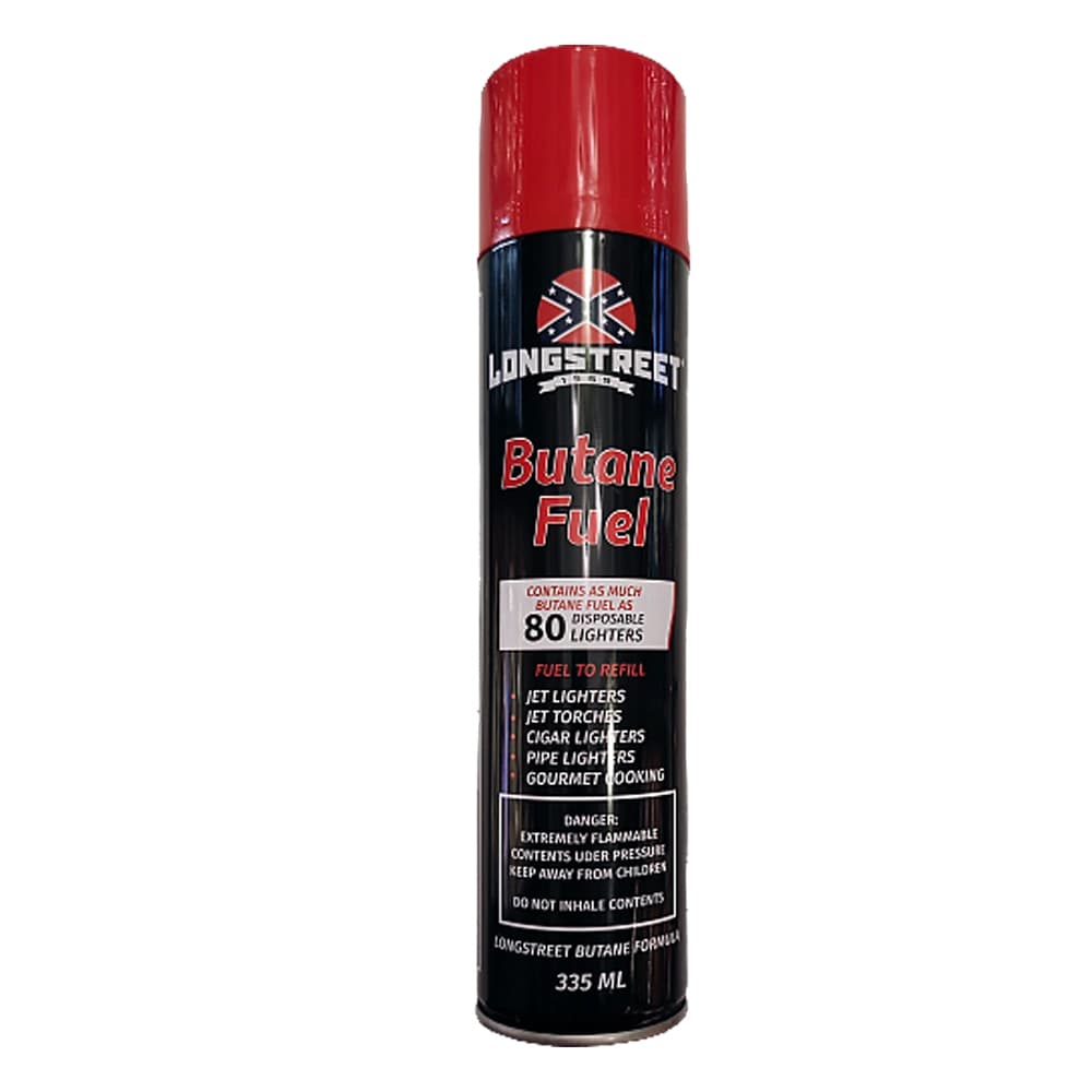 Газ специальный для турбозажигалок "LONGSTREET Butane Fuel" 335 мл. d.52 мм