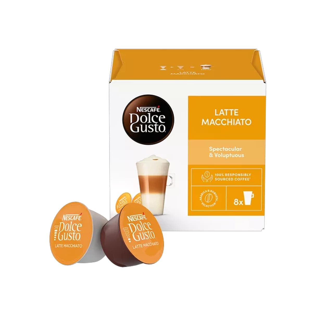 Nescafe Dolce Gusto Latte Macchiato (Капсулы Нескафе Дольче Густо Латте Макиато) 183,2г