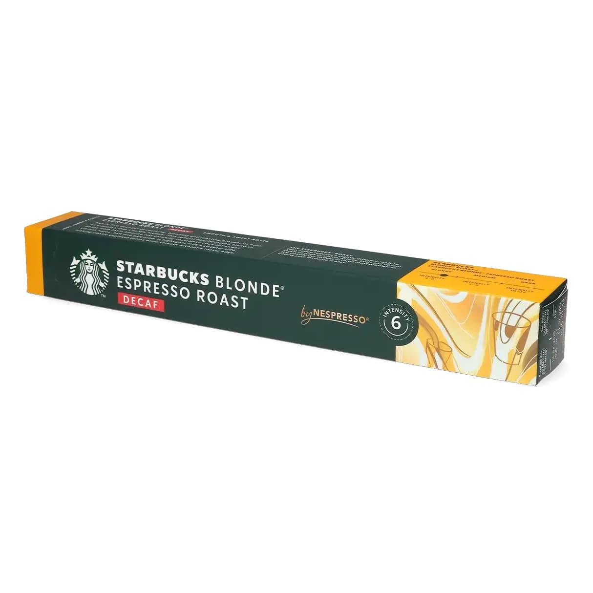 Nespresso Starbucks Blonde Decaf (Капсулы Блонд Декаф) 10×5,5г