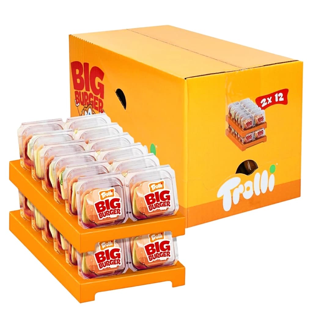 Trolli Big Burger (Мармелад Тролли Биг Бургер) 50г (12)*6