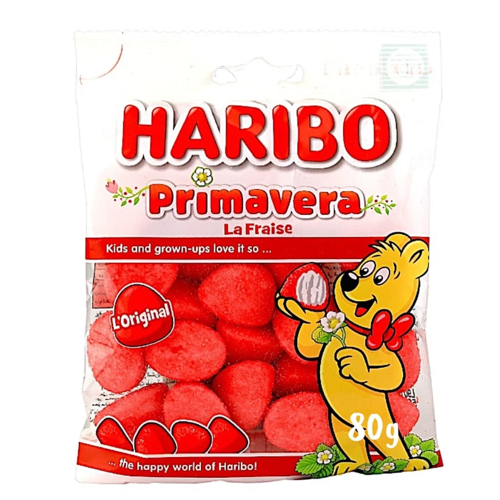 Haribo Primavera (Мармелад Харибо Клубника) 80гр (24)