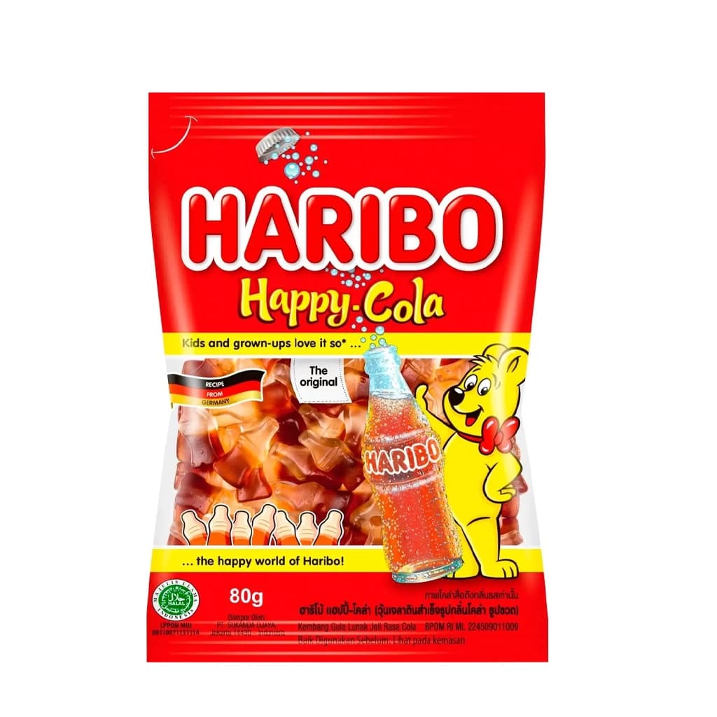 Haribo Happy Cola (Мармелад Харибо Хеппи Кола) 80гр (30)