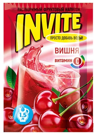 Растворимый напиток Канди Инвайт Вишня 9 г Турция