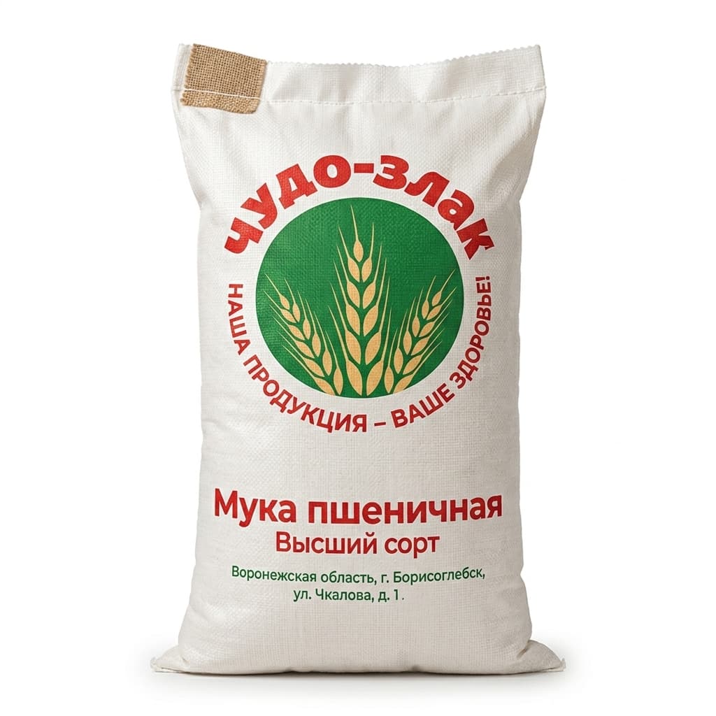 Мука пшеничная Высший сорт, 25 кг