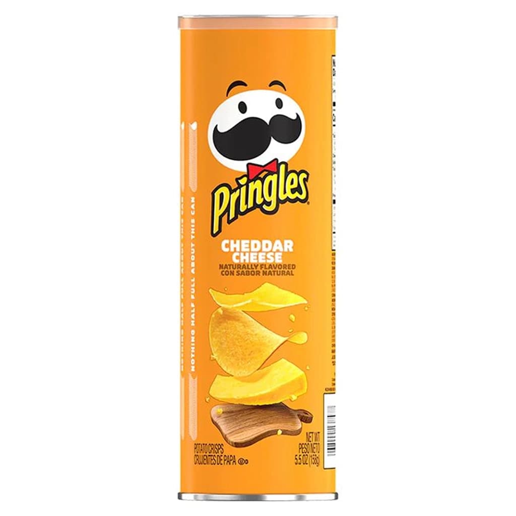 Картофельные чипсы Pringles Cheddar Cheese со вкусом сыра Чеддер 158 гр