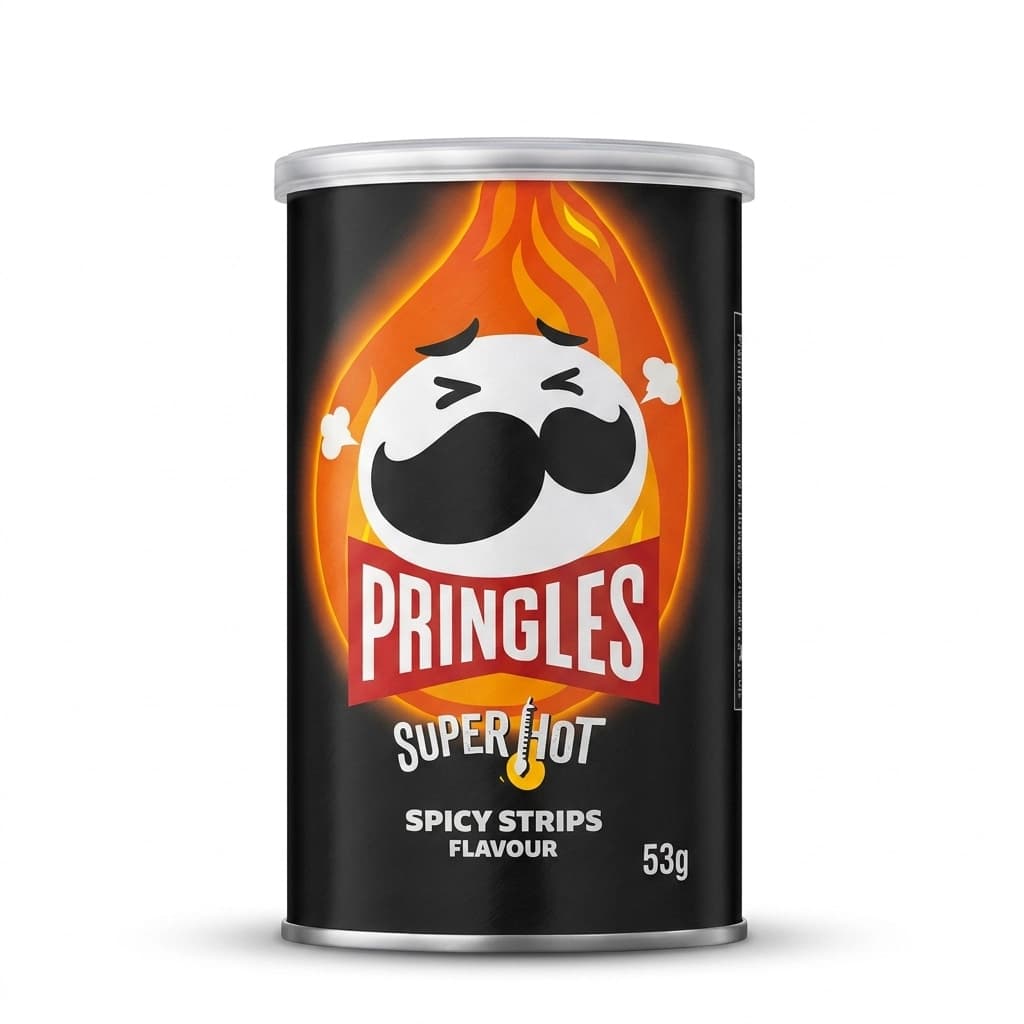 Картофельные чипсы Pringles Super Hot 53 гр 1 банка